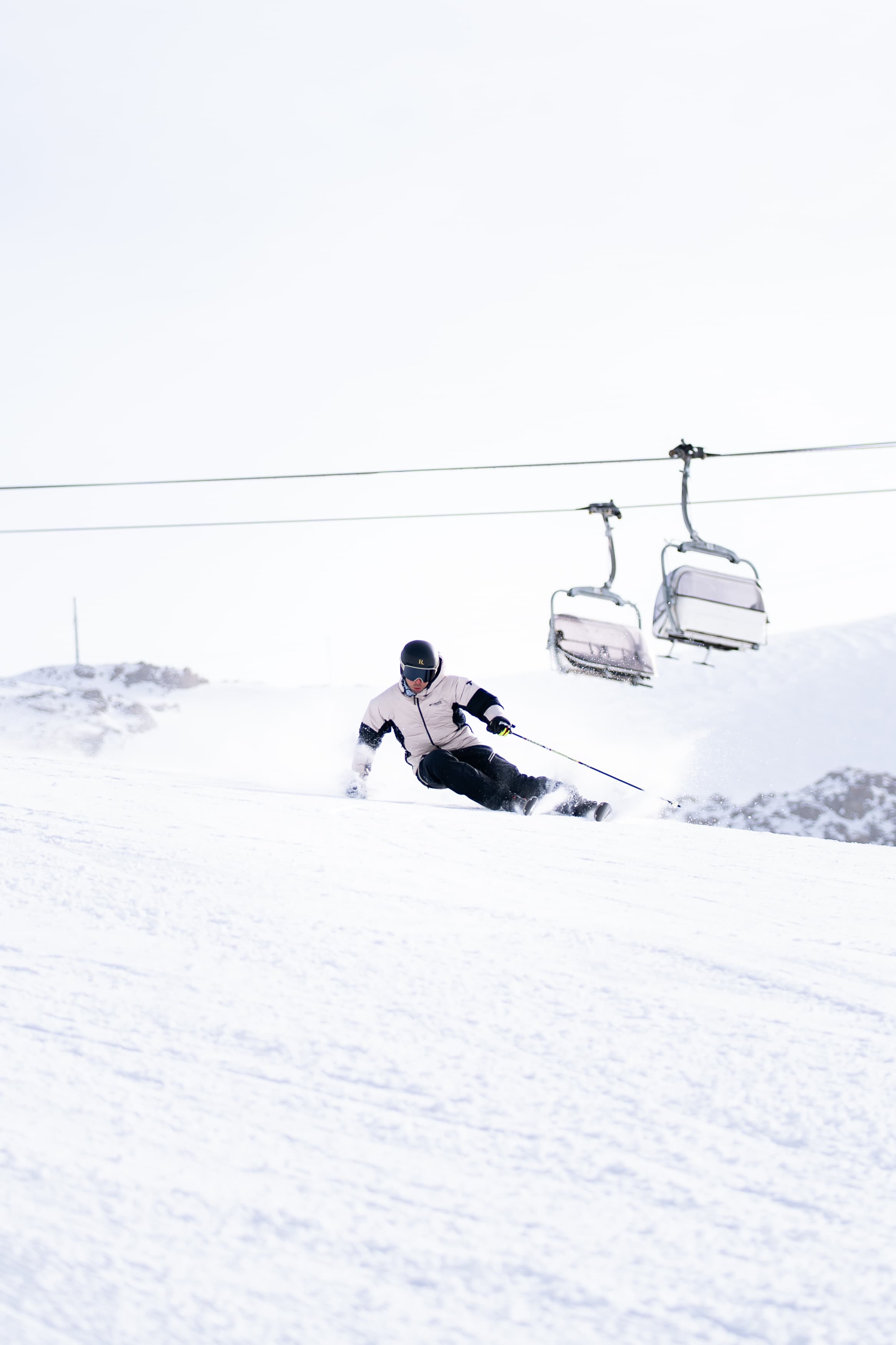Filippo Chiani private ski coaching on snow